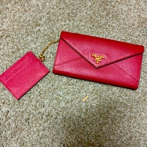 Original Prada wallet with id holder